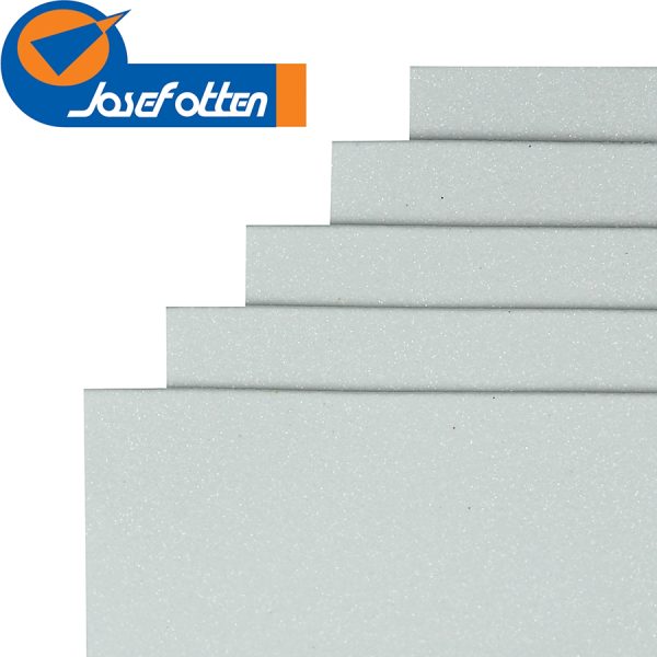 Фоаміран EVA 1.7±0.1MM "Білий" GLITTER HQ A4 (21X29.7CM) 17GL-047