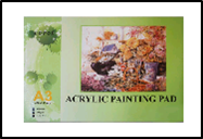 Альбом для малювання акрилу. фарбами А3 клеєн 10л 300г/м2 BN7702