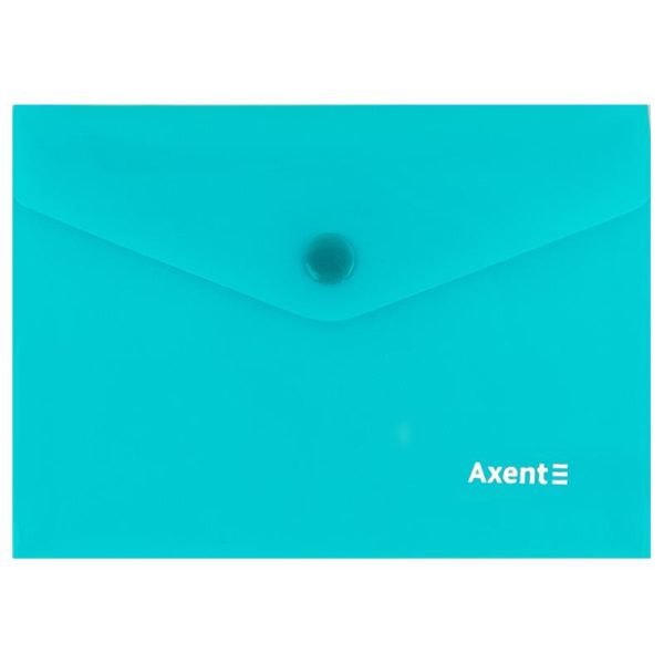 Папка-конверт на кнопці, А6, Pastelini. Розмір: 156*110 мм. Колір: бірюзовий