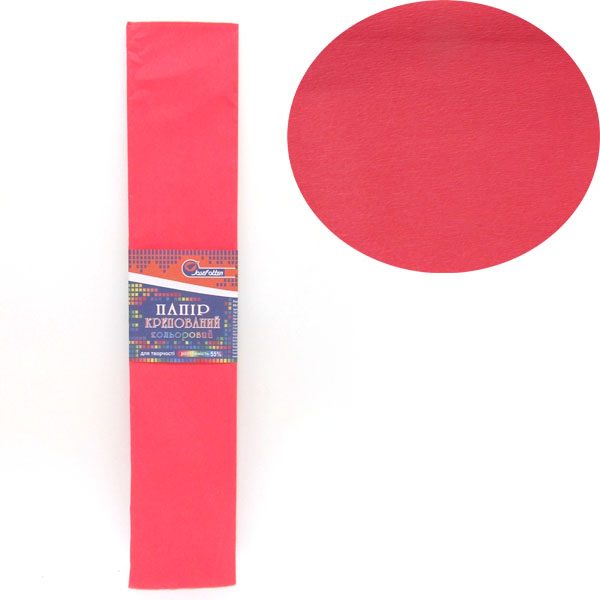 Папір креповий 110 % кораловий KR110-80705