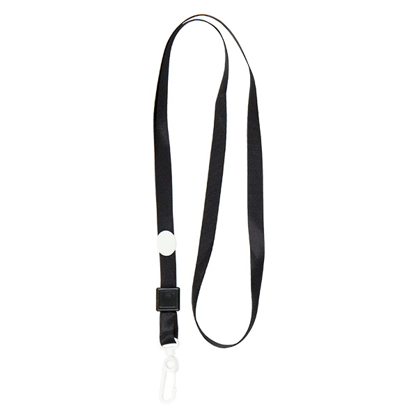 Шнурок для бейджа Axent 4531-01-A черный с карабином