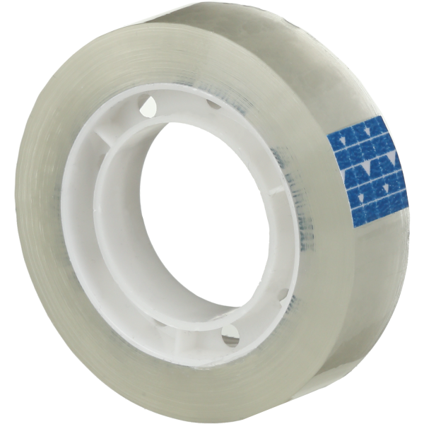 Клейка стрічка канцелярська 12мм х 30м, прозора BM.7116-01