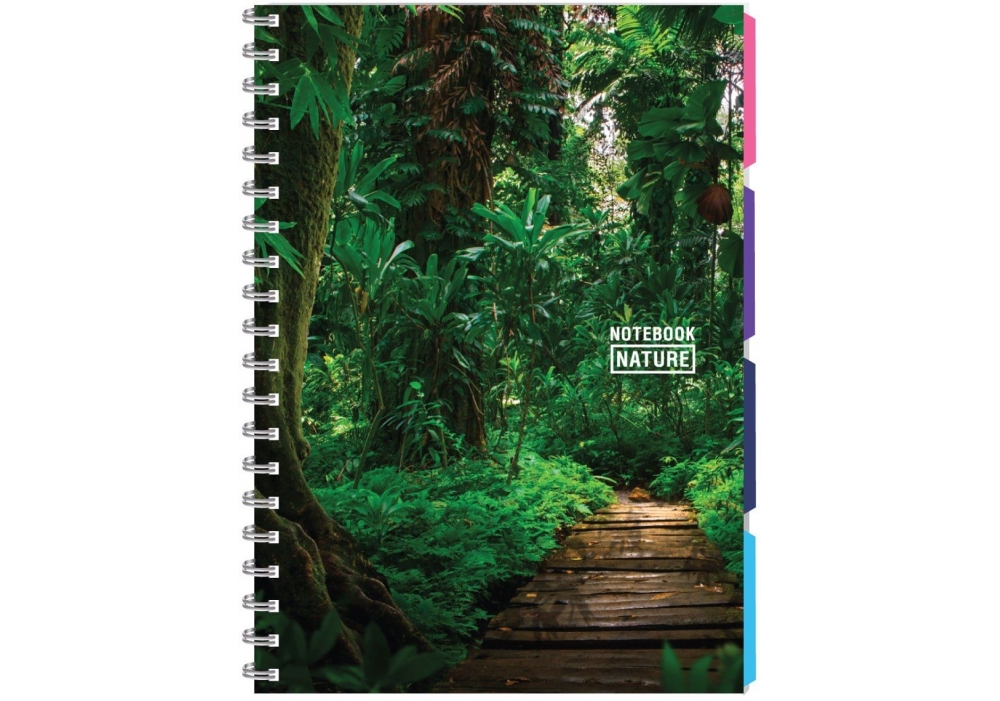 Блокнот A4 120арк клітинка Optima Universal O20355-17 з роздільником