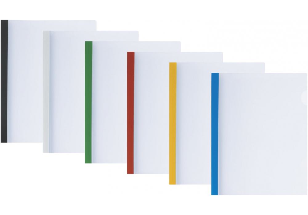 Скоросшиватель А4 на планке Economix 95л, пластиковый колір асорті.