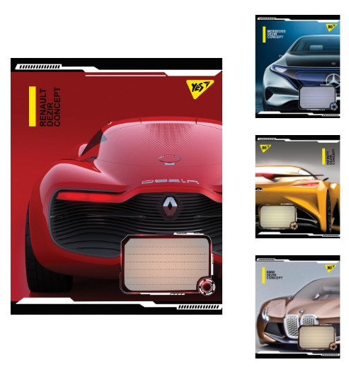 Зошит 12арк = YES 766287  Dezir concept