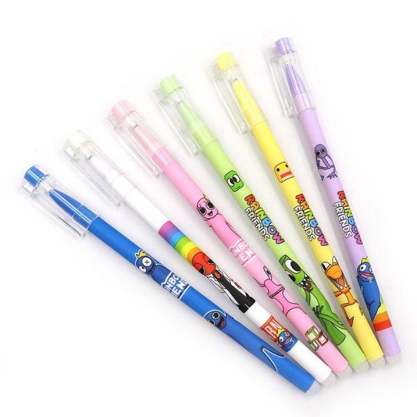 Ручка гелева пиши-стирай 0,5мм синя "Rainbow friends" 1871