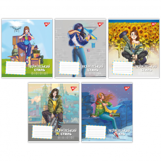 Зошит 24арк клітинка YES 767295 Ukrainian style