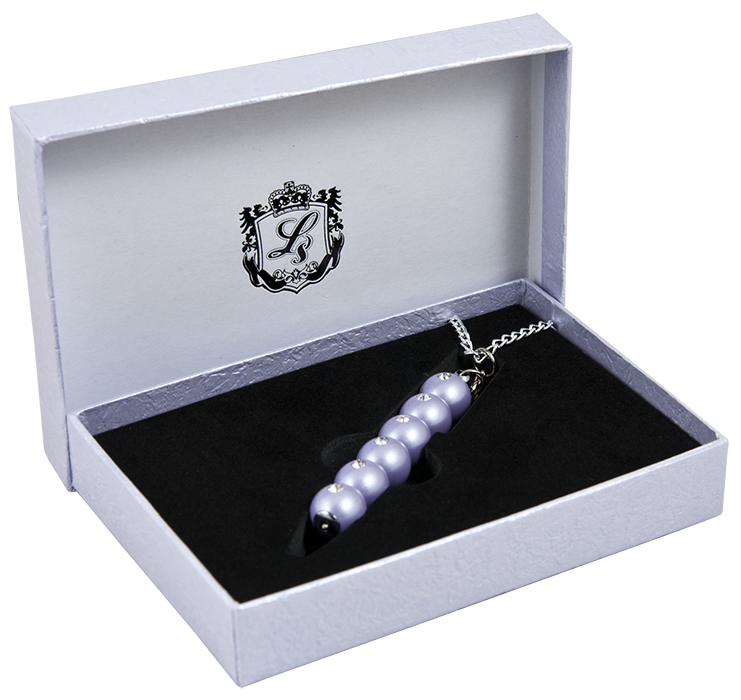 Ручка кул син "Secret" LS.401021-07 с кристалами фиол. в подар.футл.