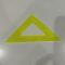 Треугольник пласт 10см 45`