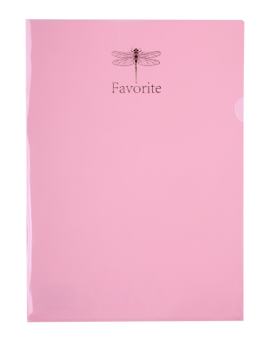 Папка-кутик А4, PASTEL рожевий