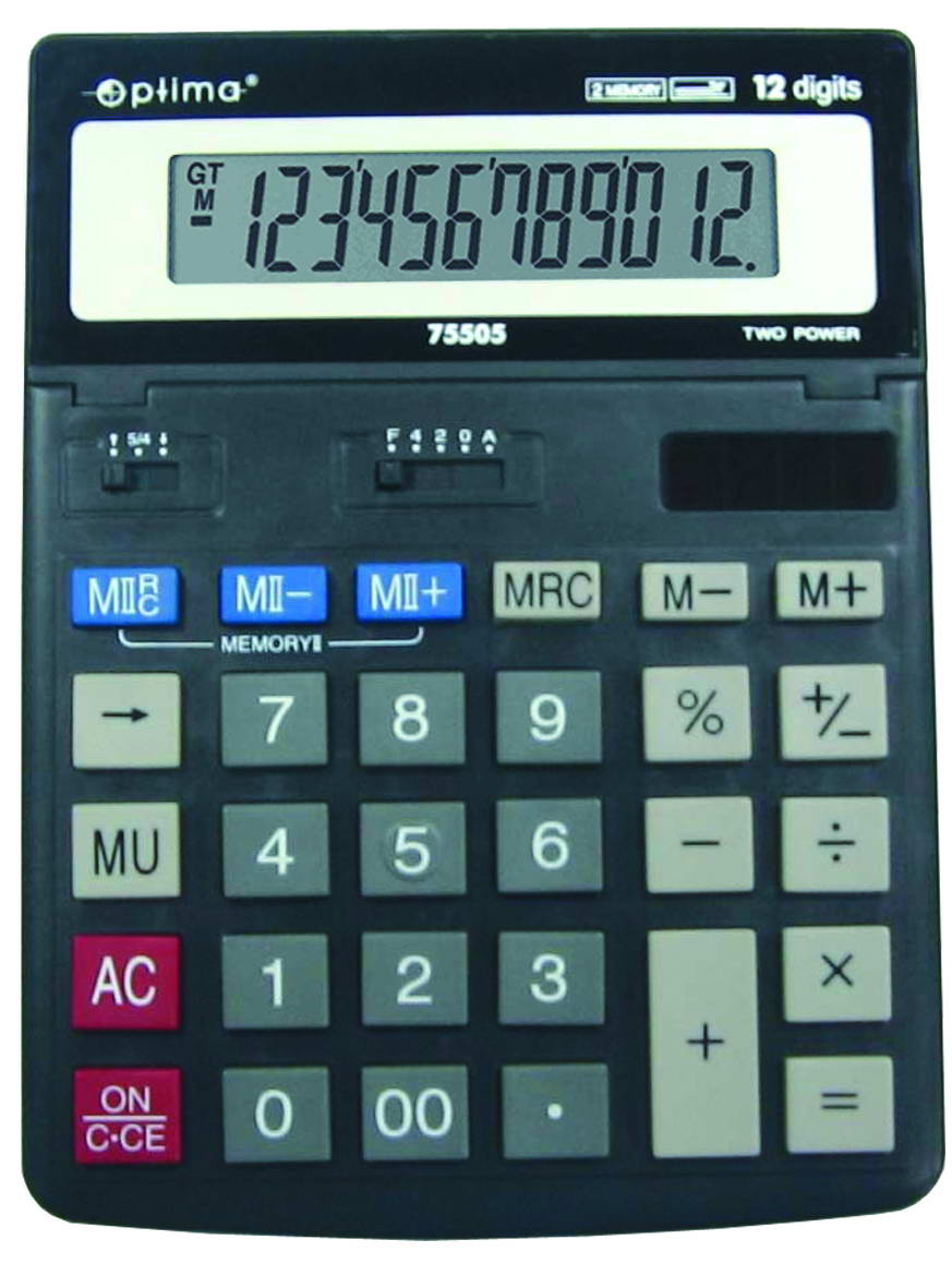 Калькулятор Optima  О75505  200*150*27