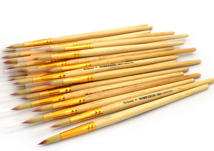 Пензлик № 5 нейлон круглий 22см J Otten N-5#