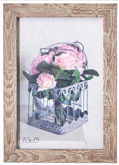 Рамка 10*15 сірий ріфлений Clip-over