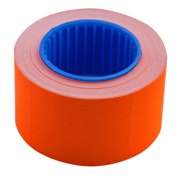 Цінник 26*16мм (375шт, 6м), прямокутний, зовнішня намотка, помаранчевий BM.282103-11