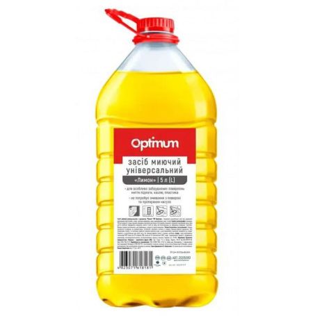 Миючий засіб для прибирання OPTIMUM Універсальний  5л Лимон 25515080