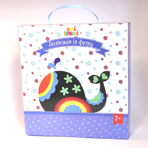 Н-р для творч Кит Изделие аппликация из фетра в рамке