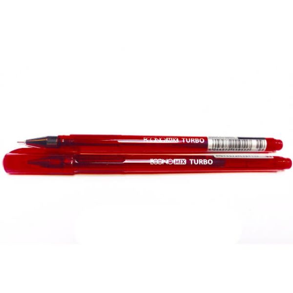 Ручка гелева Economix TURBO 0,5мм червона