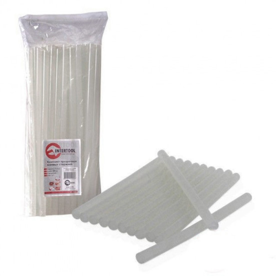 Клей силиконовый для пистолета Intertool 11,2*300мм RT-1026