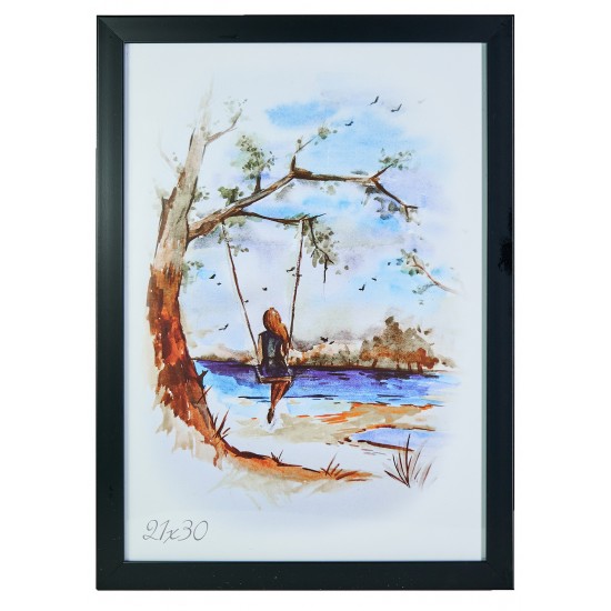 Рамка 21*30 Чорний Clip-over