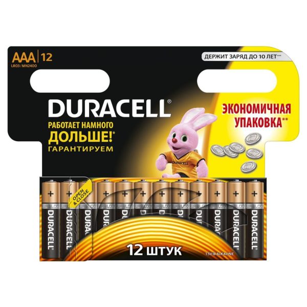 Батарейка DURACELL LR03 MN2400 в уп 12шт