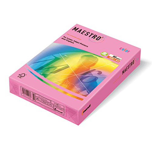 Папір кольоровий А4 Maestro Color Neoon Neon Pink рожевий 80 г/м2 1 лист, 12977