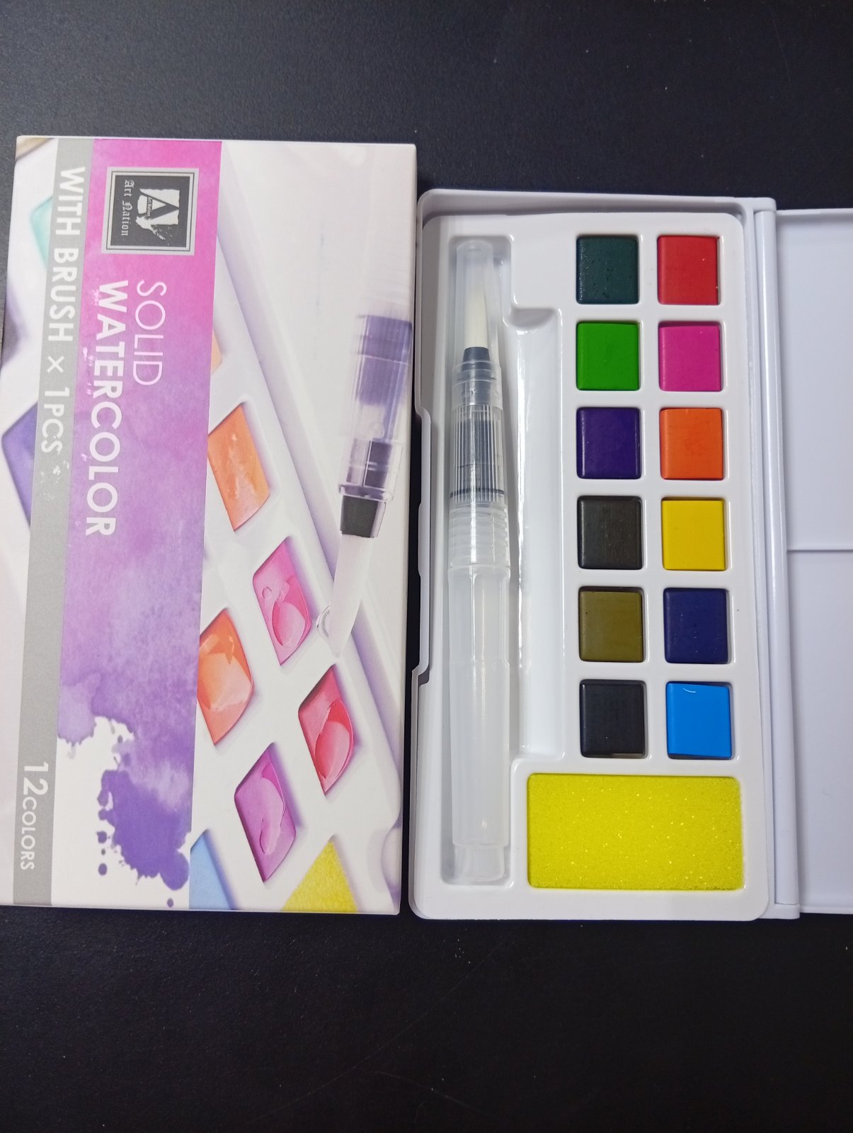 Фарба акварельArt Nation 12кол. SDW12