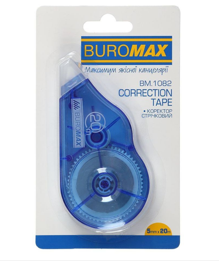 Коректор стрічковий 5мм*20м Вuromax BM1082