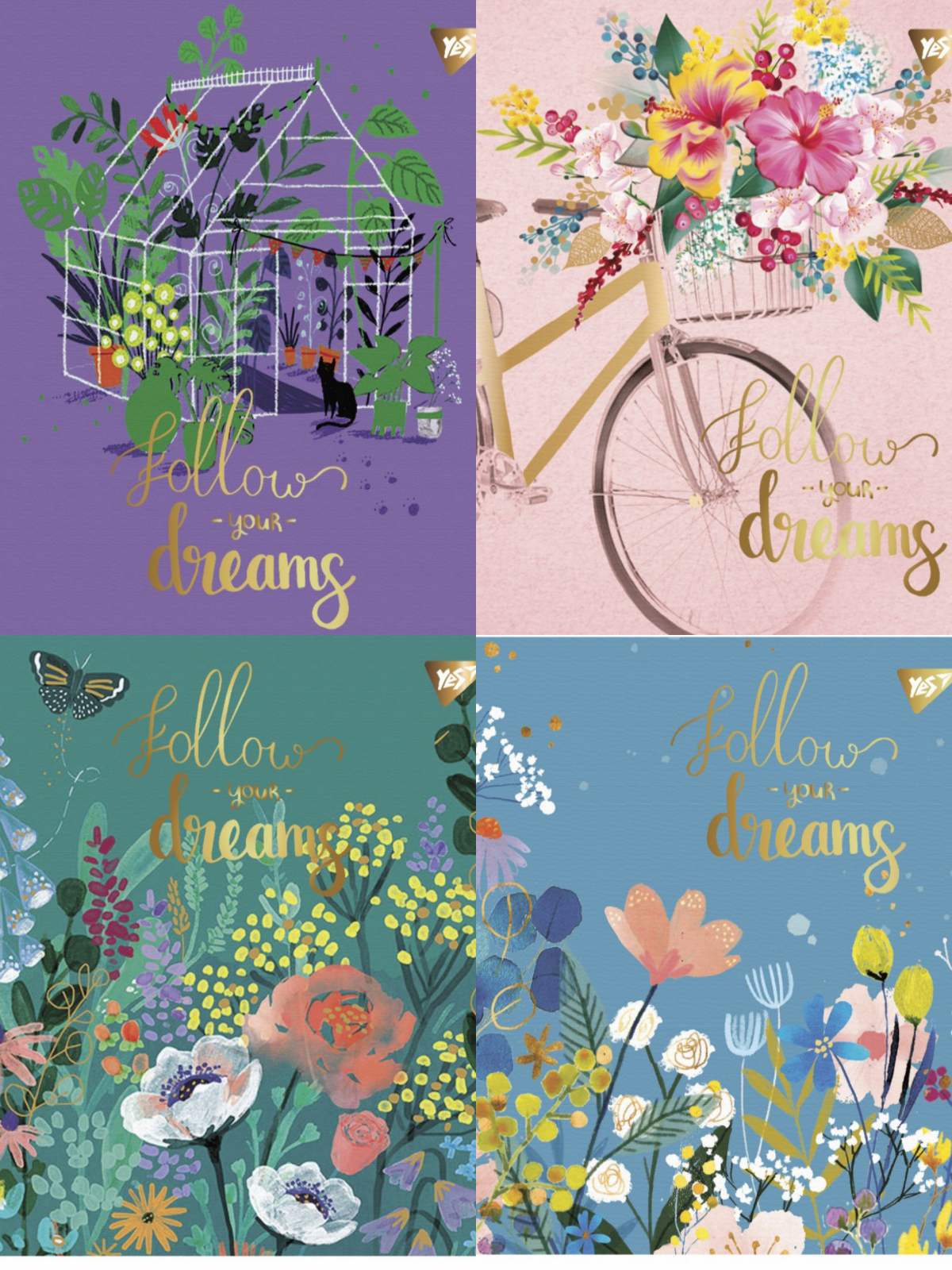 Зошит YES Follow your dreams А5 48 аркушів клітинка