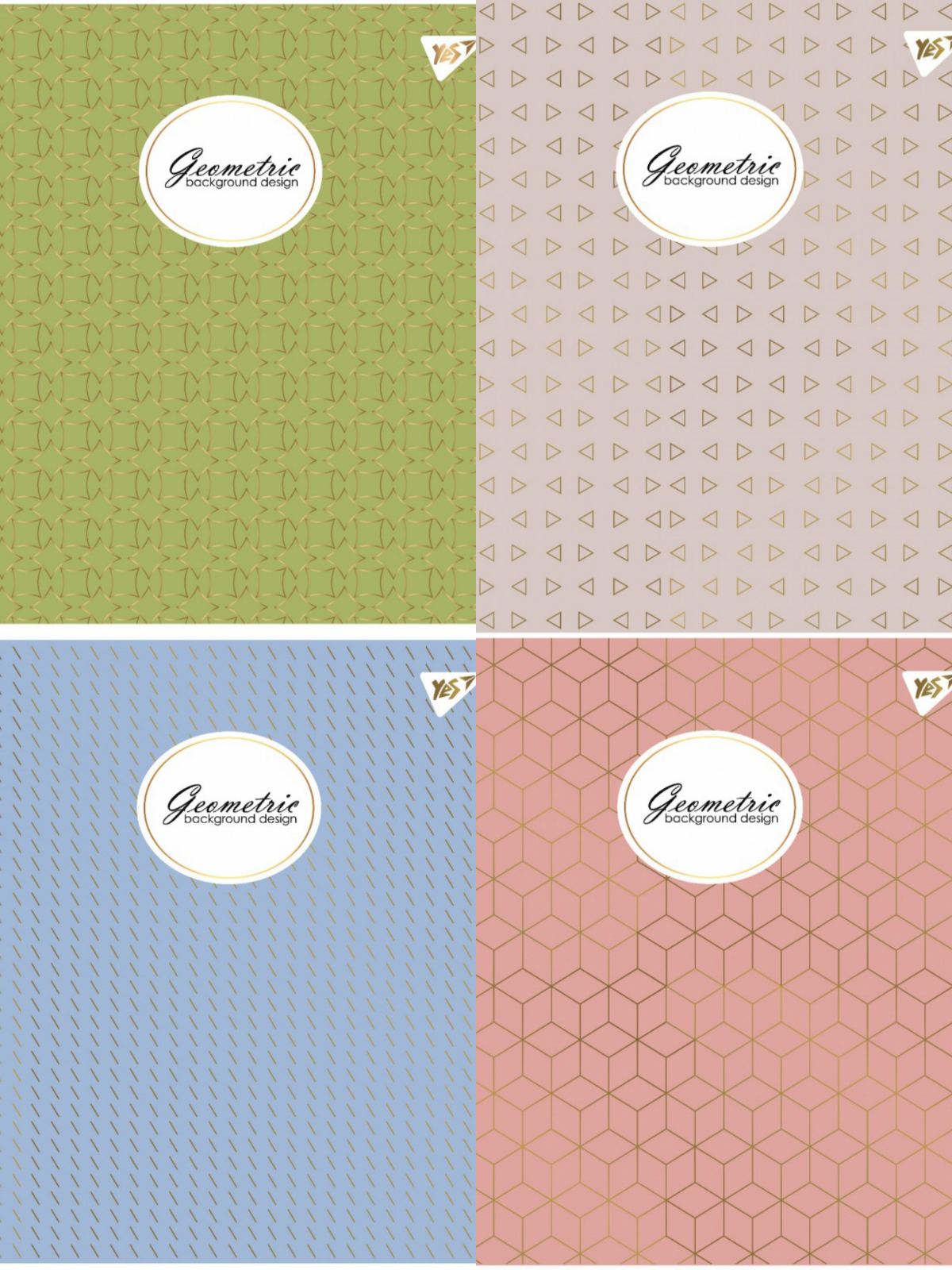 Зошит YES Geometric А5 48 аркушів клітинка 766876