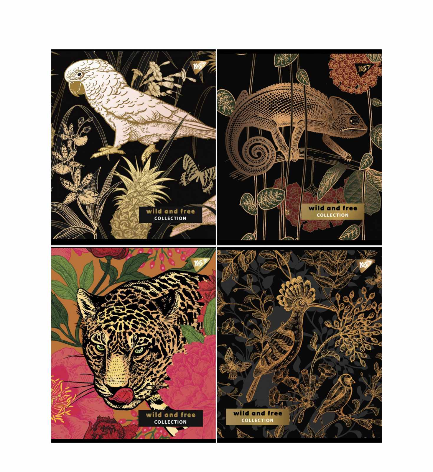 Зошит YES Wild and free А5 48 аркушів клітинка 766875