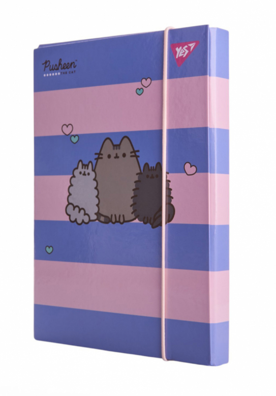 Папка для зошитів Yes картонна В5 Pusheen 500245