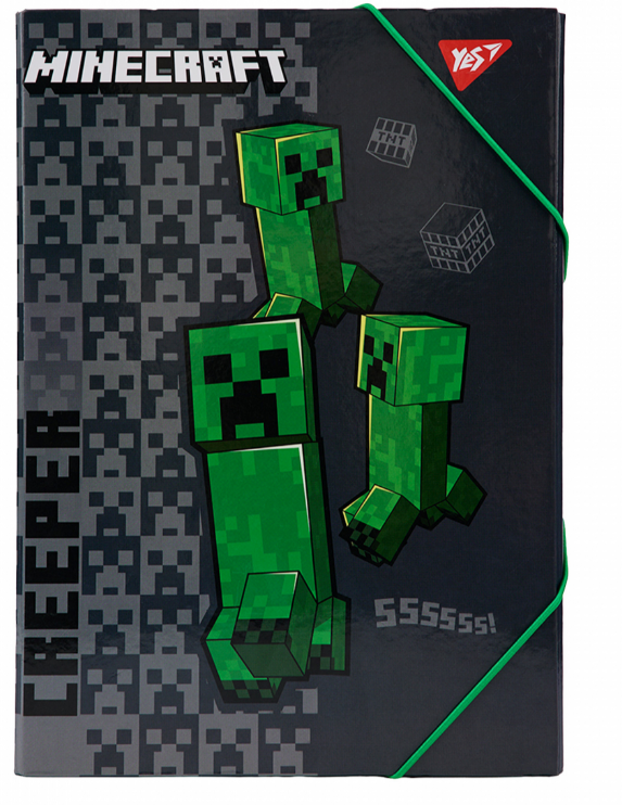 Папка для праці Yes картонна А4 Minecraft 500247