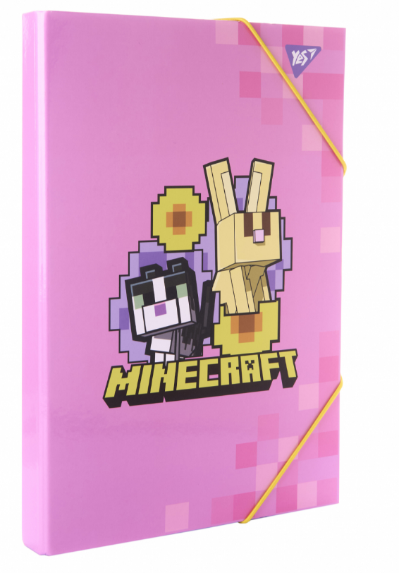 Папка для праці Yes картонна А4 Minecraft.Spring 500248