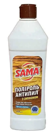 Універсальний засіб для догляду за меблями SAMA "Поліроль-Антипил" Гірська свіжість 450г