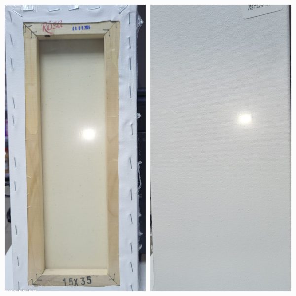 Підрамник, 15*35 см, модуль №0, дрібне зерно, акрил, бавовна, ROSA Gallery