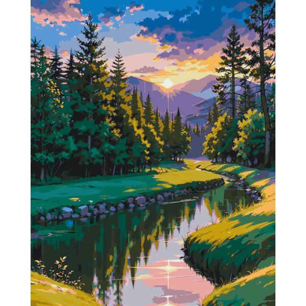 Картина за номерами "На світанку" 11038-AC 40х50 см