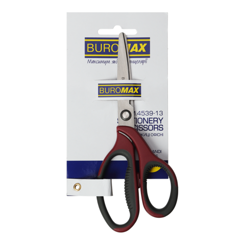 Ножицi офiснi,180мм,MORANDI STYLE, бордові BM.4539-13