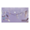 Папка-конверт на кнопці ARABESKI, DL,  матовий напівпрозорий пластик, сливовий BM.3853-48
