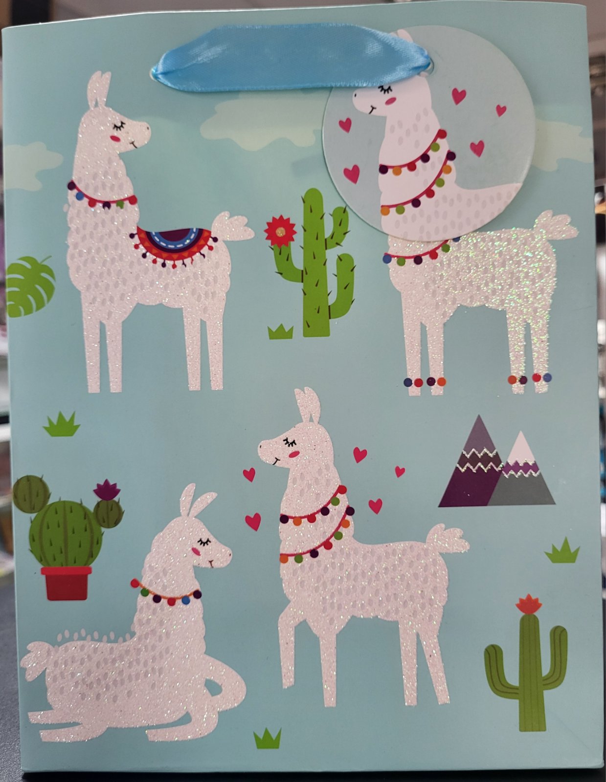 Пакет 18*23*10см подарунковий Лами 8295-S з глітером