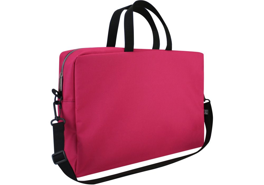 Сумка для документів, текстильна, А4+, фуксія O95246
