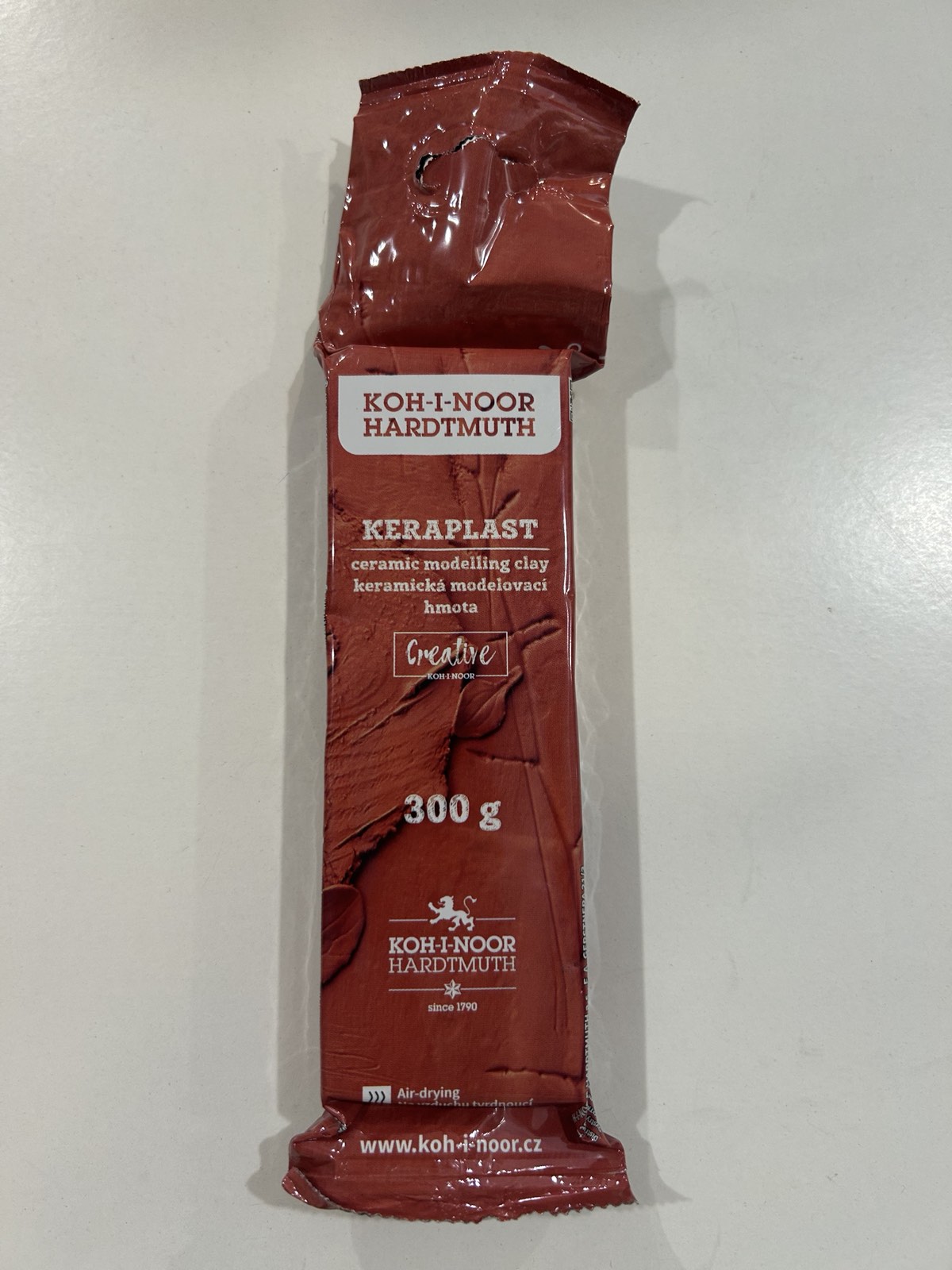 Пластилін Keraplast, 300г., теракотовий Koh-i-Noor