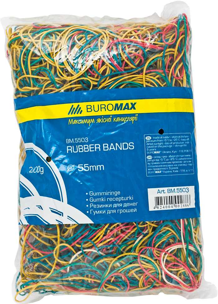 Гумки для грошей 200г, JOBMAX, асорті BM.5503