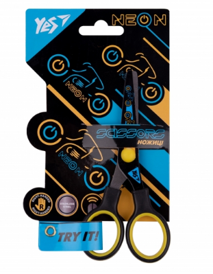 Ножиці YES "Ultrex" 13см, з принтом на лезі 480419