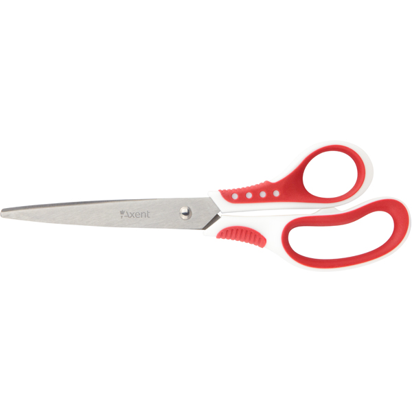 Ножиці Shell, 21 см, біло-червоні 6305-06-A