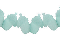 Розтяжка гірлянда пляшечки 3м колір рожевий, блакитний мікс 8436