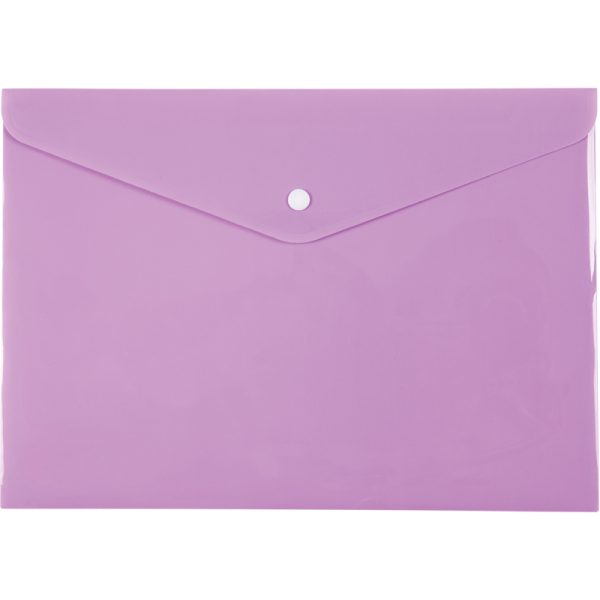 Папка на кнопці, А4, Pastelini, бузкова 1412-36-A