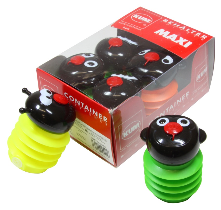 Чинка  КUM Happy Animals 206К1 пластикова з контейнером 1 відділом