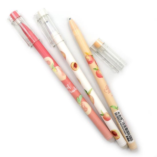 Ручка дитяча  гелева піши-стирай 0,38мм синя Apple  QX-1804-2