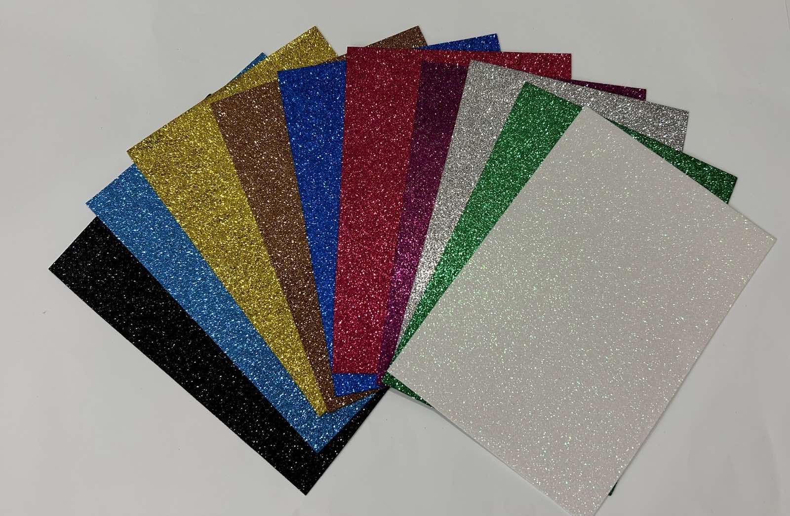 Фоаміран листовий А4 20*30 см мікс 17GLA4-MIX глітер  в уп 10шт