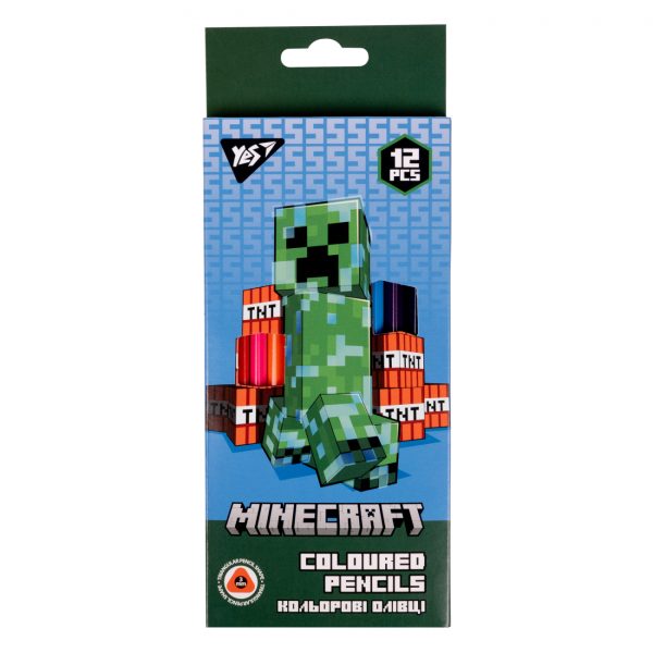 Олівці 12кол Yes "Minecraft" 290701